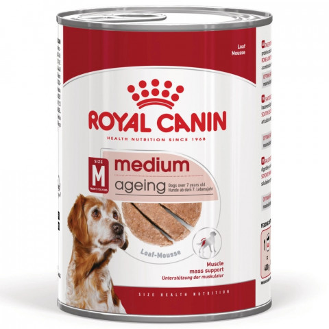 ROYAL CANIN Medium Ageing Loaf - vlhké krmivo pro psy - 410g - Fotogalerie 1