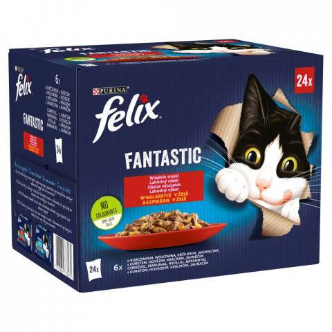 PURINA Felix Fantastic: venkovské chutě - krmivo pro kočky - 120x85g - Fotogalerie 2
