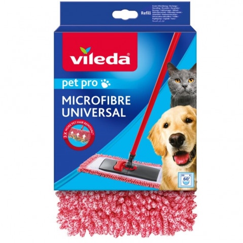 VILEDA Pet Pro Náhrada pro plochý mop Vileda 3D Chenille + ZDARMA! Ručník z mikrovlákna Vileda PET PRO M 70x45 cm - Fotogalerie 22