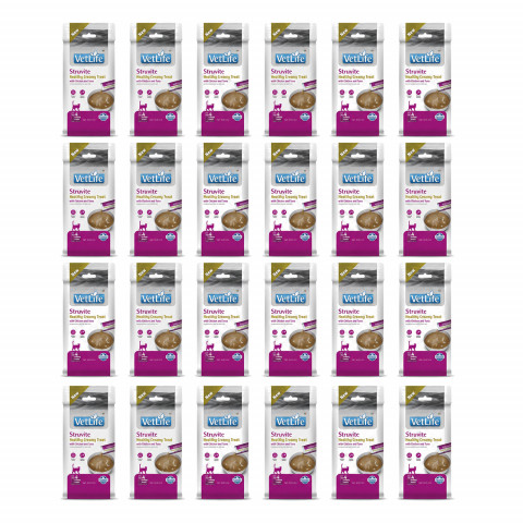 FARMINA Vet Life Cat Struvite Creamy treat with Chicken & Tuna box – pamlsek pro kočku – 24x(4x15g) - Fotogalerie 1