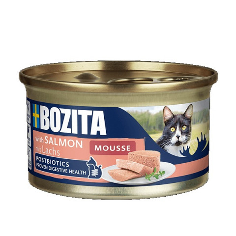 BOZITA Mousse Salmon - mokré krmivo pro kočky - 85g - Fotogalerie 1