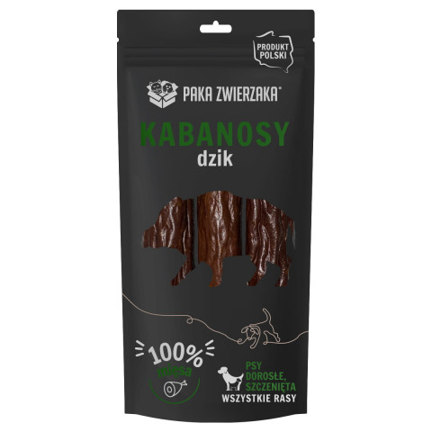 PAKA ZWIERZAKA Sausages Wild boar - pamlsek pro psa - 80g - Fotogalerie 1