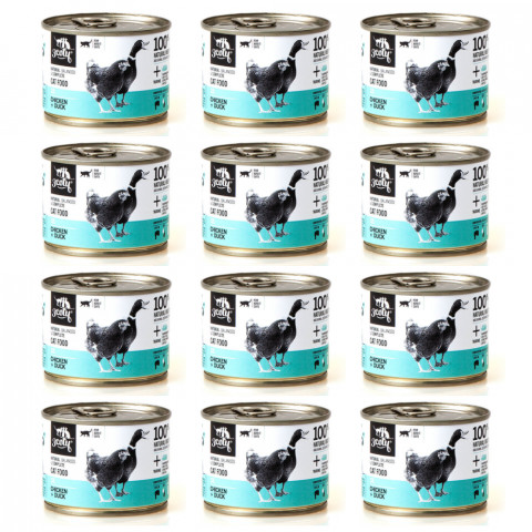 3COTY 12. Chicken with duck - mokré krmivo pro kočky - 12x180g - Fotogalerie 1