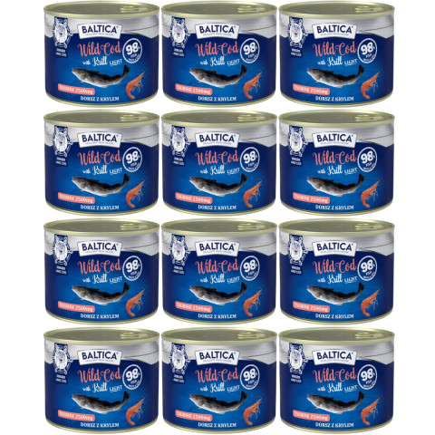BALTICA Excellent Treska s krilem Light - mokré krmivo pro kočku - 12x185g - Fotogalerie 1