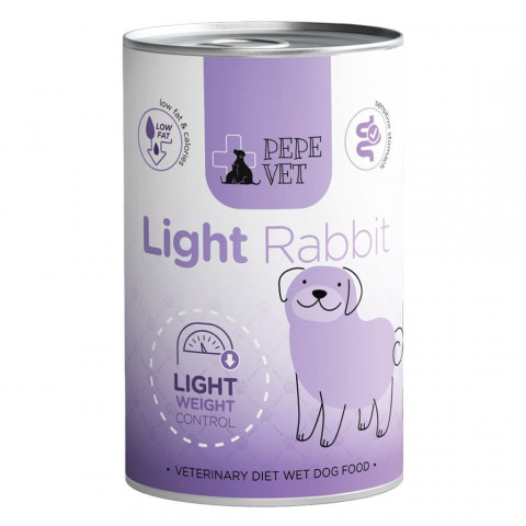 PAKA ZWIERZAKA Pepe Vet Light Mono Rabbit - vlhké krmivo pro psy - 12x400g - Fotogalerie 7