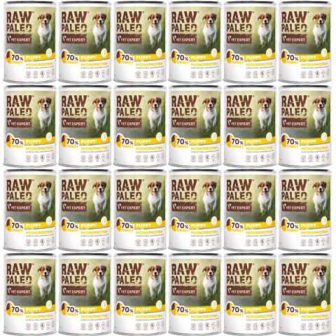 VETEXPERT Raw Paleo Puppy Mono Krůta - vlhké krmivo pro štěňata - 24x400g - Fotogalerie 1