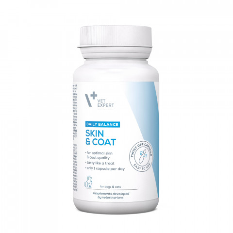 VETEXPERT Skin&Coat - přípravek na kůži a srst pro psy a kočky - 30 kapslí. - Fotogalerie 1