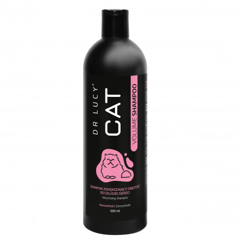 DR LUCY Cat Volume Dlouhá srst – šampon pro kočky – 500 ml - Fotogalerie 1