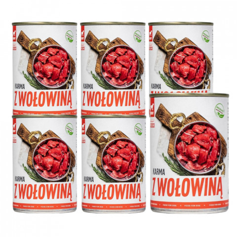 TUF TUF Hovězí mokré krmivo pro psy - 6x400g - Fotogalerie 1