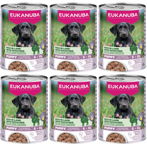 EUKANUBA Life Care Puppy Bohatá na jehněčí a brambory - vlhké krmivo pro psy - 6x400g - Fotogalerie 1