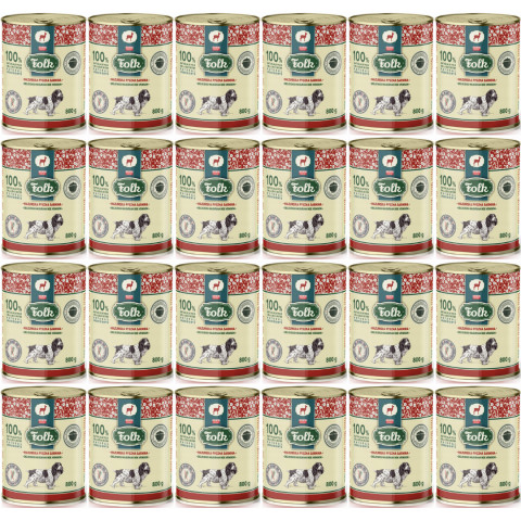 FOLK Mazurská lahodná srnčí – mokré krmivo pro psy – 24x800g - Fotogalerie 1