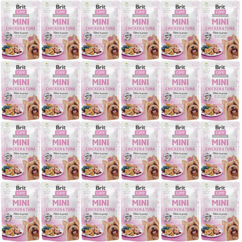 BRIT Care Mini Kuře & Tuňák - mokré krmivo pro psy - 24x85g - Fotogalerie 1