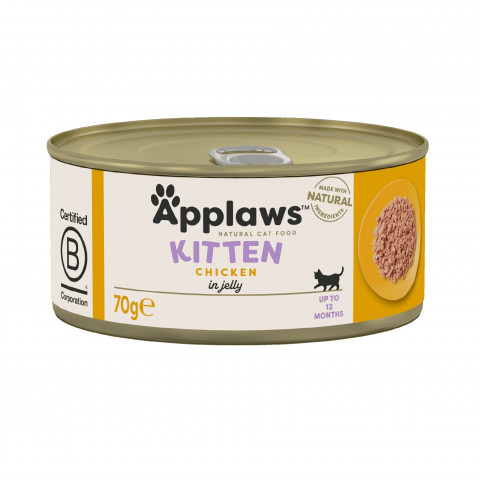 APPLAWS Kitten Chicken in jelly - mokré krmivo pro kočky - 70g - Fotogalerie 1