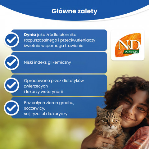 FARMINA N&D Pumpkin Duck & Pumpkin - vlhké krmivo pro kočky - 70 g - Fotogalerie 8