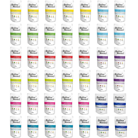 DOLINA NOTECI Premium MIX příchutí - mokré krmivo pro psy - 48x150 g - Fotogalerie 1