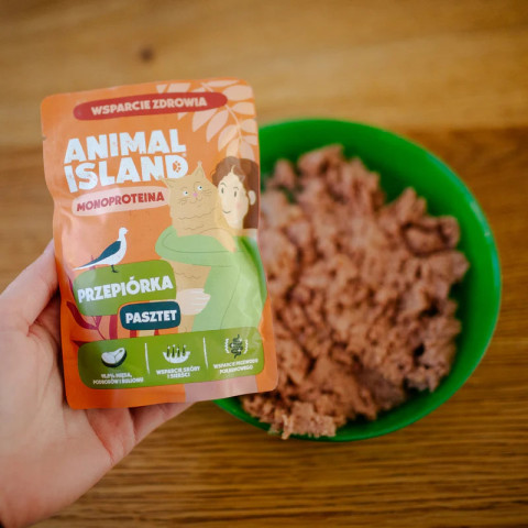 ANIMAL ISLAND Mono Quail - mokré krmivo pro kočky - 100g - Fotogalerie 3