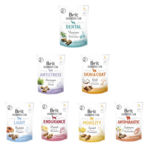 BRIT Functional Snack MiX - pamlsek pro psy - 7x150g - Fotogalerie 1