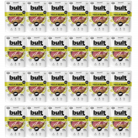 BULT Bohatá na hovězí – mokré krmivo pro psy – 24x500g - Fotogalerie 1
