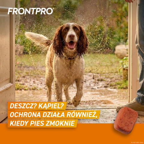 FRONTPRO Tablety proti blechám a klíšťatům pro psa (>10-25 kg) - 3x 68mg - Fotogalerie 3