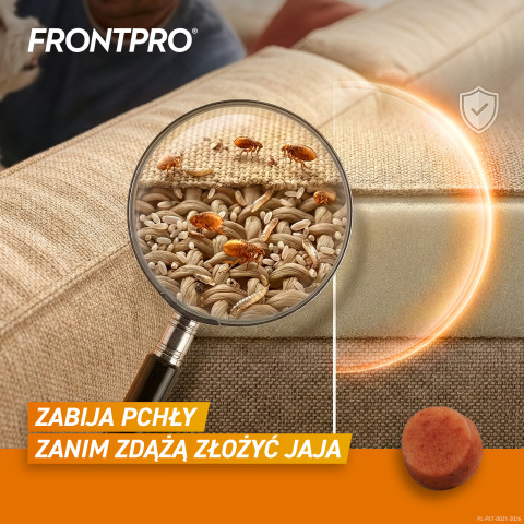 FRONTPRO Tablety proti blechám a klíšťatům pro psa (2-4 kg) - 3x 11,3mg - Fotogalerie 5