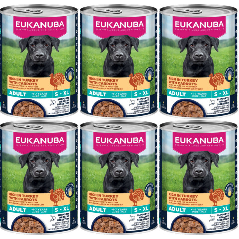 EUKANUBA Life Care Bohatá na krůtu a mrkev - mokré krmivo pro psa - 6x400g - Fotogalerie 1