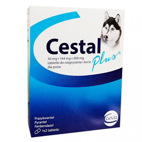 CEVA Cestal Plus - tablety na odčervení pro psy - 2 ks - Fotogalerie 1