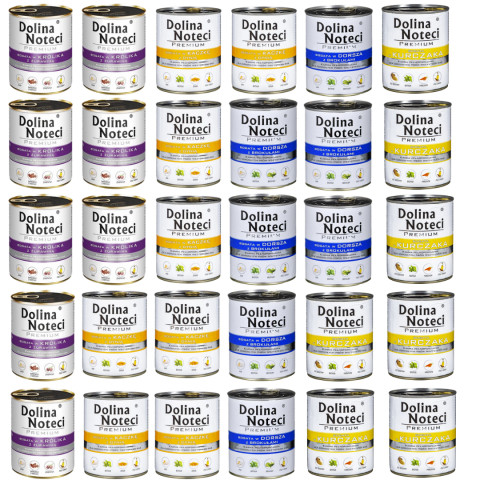 DOLINA NOTECI Premium MIX 4 PŘÍCHUTÍ - mokré krmivo pro psy - 30x800g - Fotogalerie 1