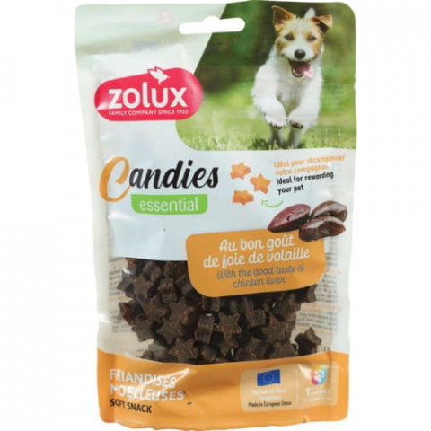 ZOULUX Candies Essential Hvězdičky s játry – pamlsek pro psy - 150 g - Fotogalerie 1