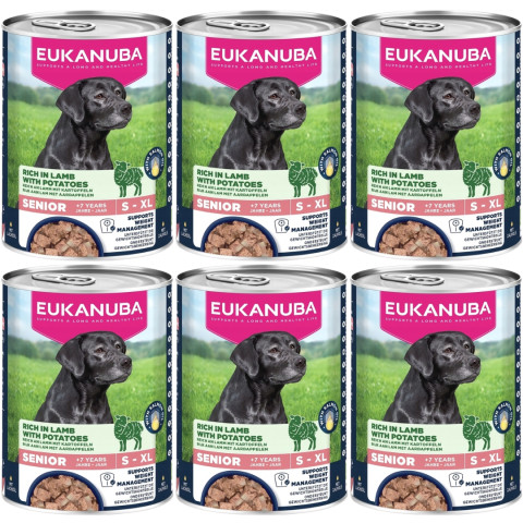 EUKANUBA Life Care Senior Bohatá na jehněčí a brambory - vlhké krmivo pro psy - 6x400g - Fotogalerie 1