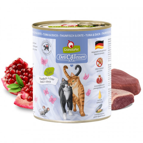 GRANATAPET DeliCATessen Tuna and duck - mokré krmivo pro kočky - 800g - Fotogalerie 2