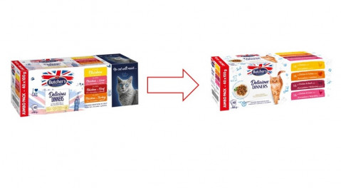 BUTCHER'S Delicious Dinners Jumbo Pack - mokré krmivo pro kočky - 4 x 100g - Fotogalerie 2