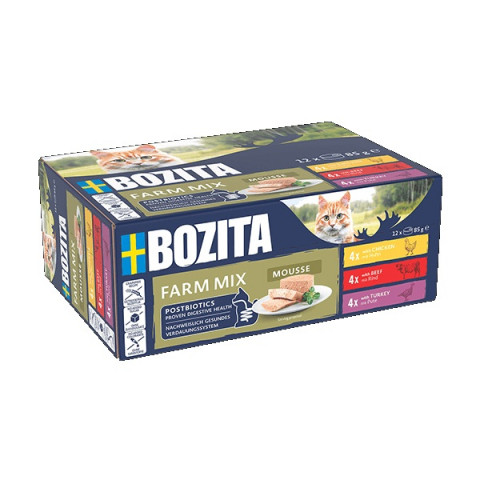BOZITA Mousse Mix ocean - mokré krmivo pro kočky - 12x85g - Fotogalerie 1