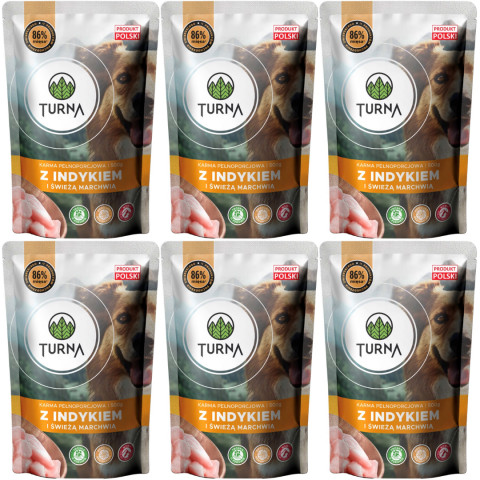 TURNA s krůtou – mokré krmivo pro psy – 6x500g - Fotogalerie 1