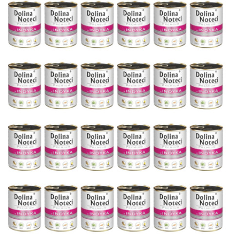 DOLINA NOTECI Premium bohatá na krůtu - mokré krmivo pro psy - 24x800g - Fotogalerie 1