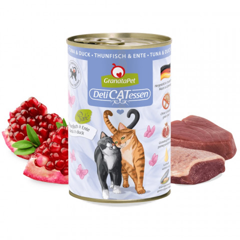 GRANATAPET DeliCATessen Tuna and duck - mokré krmivo pro kočky - 400g - Fotogalerie 2