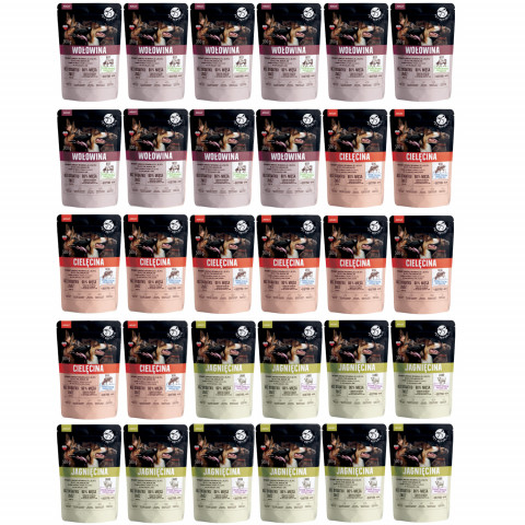 PET REPUBLIC Adult MIX 3 chutí - mokré krmivo pro psy - 30x500 g - Fotogalerie 1