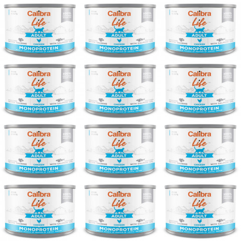 CALIBRA Cat Life Adult Chicken - mokré krmivo pro kočky - 12x200g - Fotogalerie 1