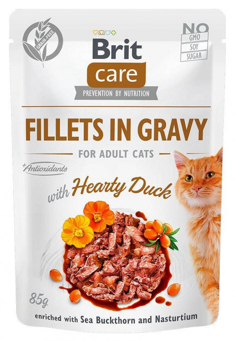 BRIT Care fillets in gravy box – vlhké krmivo pro kočku – 12x85g - Fotogalerie 4