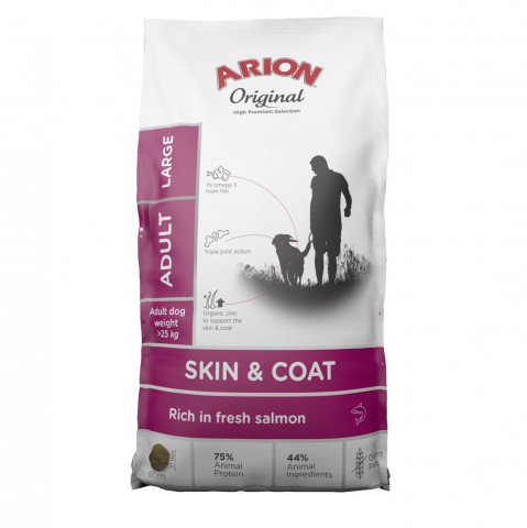 ARION Original Skin & Coat Large Salmon - suché krmivo pro psy - 12kg - Fotogalerie 1