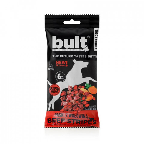 BULT Tasty Strips Superfoods beef mono - pamlsek pro psy - 6ks - Fotogalerie 1
