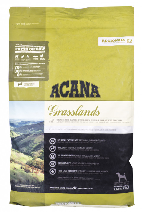 ACANA Highest Protein Grasslands - suché krmivo pro psy - 6kg - Fotogalerie 3