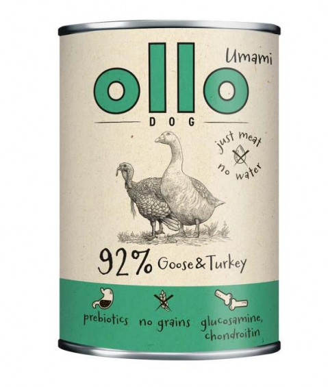 OLLO Umami Goose and turkey - vlhké krmivo pro psy - 400g - Fotogalerie 1