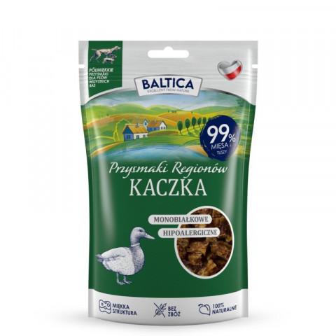 BALTICA Przysmaki regionów Monoprotein Mono Duck - pamlsek pro psa - 80g - Fotogalerie 1