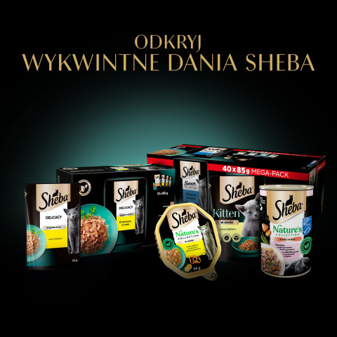 SHEBA Nature's Collection Mix - mokré krmivo pro kočky - 40x85g - Fotogalerie 4