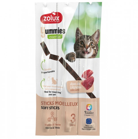 ZOLUX Yummies Lamb with rice - pamlsek pro kočky - 3x5g - Fotogalerie 1