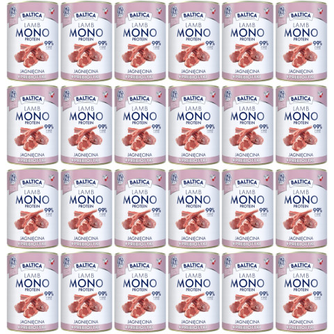 BALTICA Nutraceutic Monoprotein Jehněčí s prebiotiky - mokré krmivo pro psa - 24x400g - Fotogalerie 1