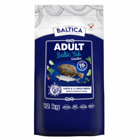 BALTICA Excellent Sensitive Baltic fish Large and X-large breeds - suché krmivo pro psy - 12kg - Fotogalerie 1