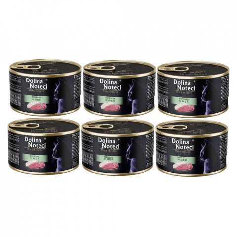 DOLINA NOTECI Premium mokré krmivo pro kočky bohaté na husu - 6x185g - Fotogalerie 1