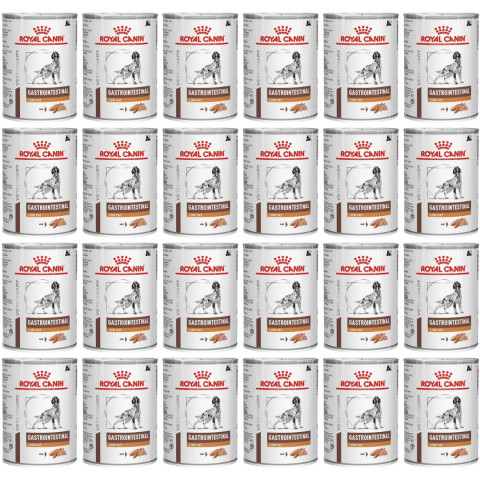 ROYAL CANIN Veterinary Diet Canine Gastrointestinal Low Fat – mokré krmivo pro psy – 24×420 g - Fotogalerie 1