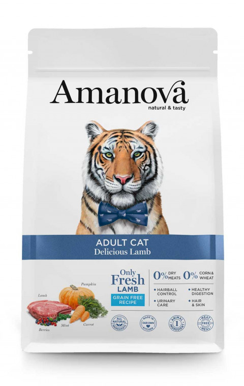 AMANOVA Adult Cat Delicious Lamb - suché krmivo pro kočky - 1,5kg - Fotogalerie 1